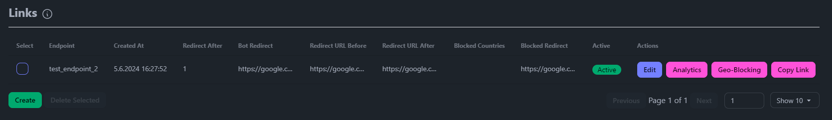 Links Page